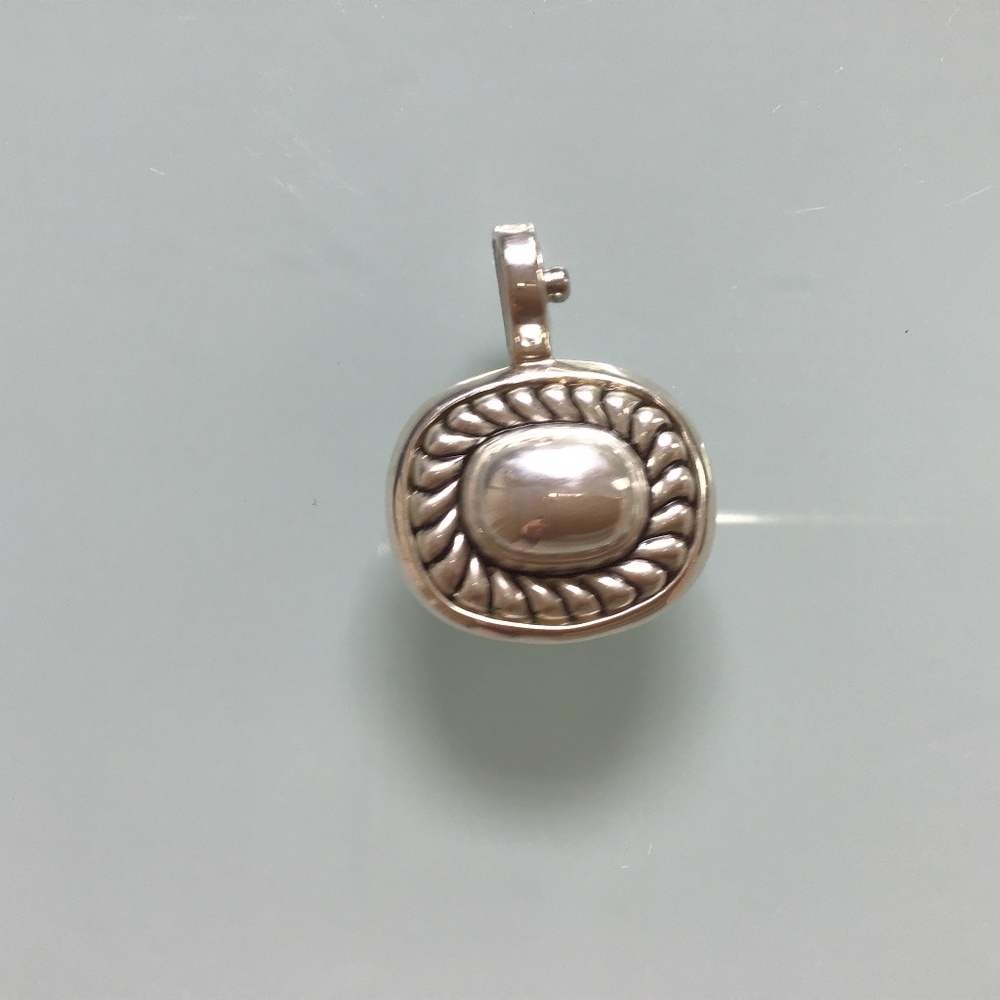 Joseph Esposito Sterling Snap Pendant / Enhancer